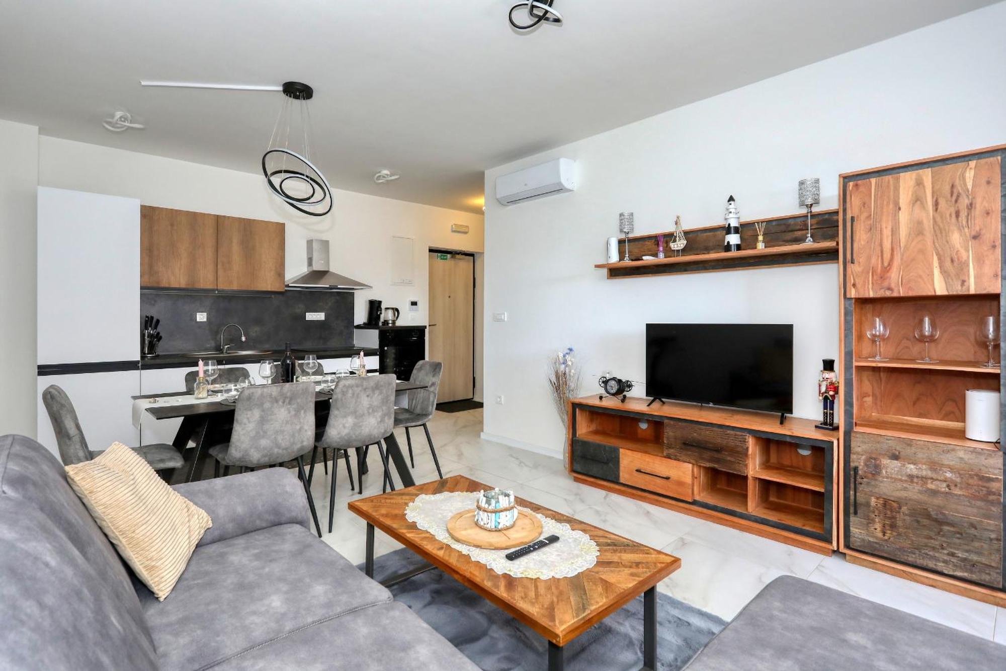Apartment Relex With Pool & Jacuzzi プリヴラカ エクステリア 写真
